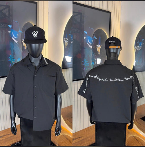 Big Cut Button-Down Shirt – Relaxed Fit Street Style